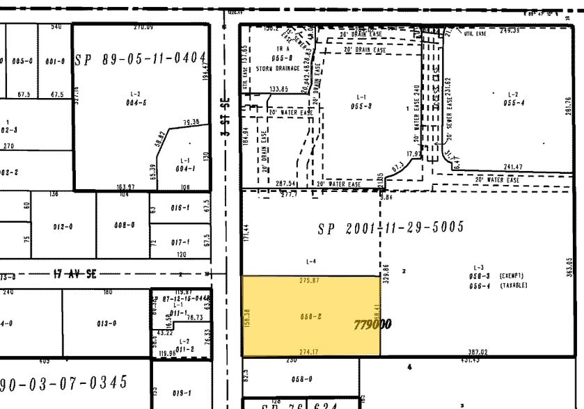 1707 3rd St SE, Puyallup, WA for lease - Plat Map - Image 2 of 3