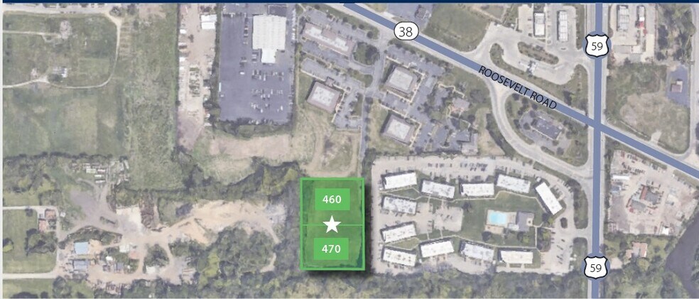 460-470 E Roosevelt Rd, West Chicago, IL à vendre - Photo du bâtiment - Image 1 de 2