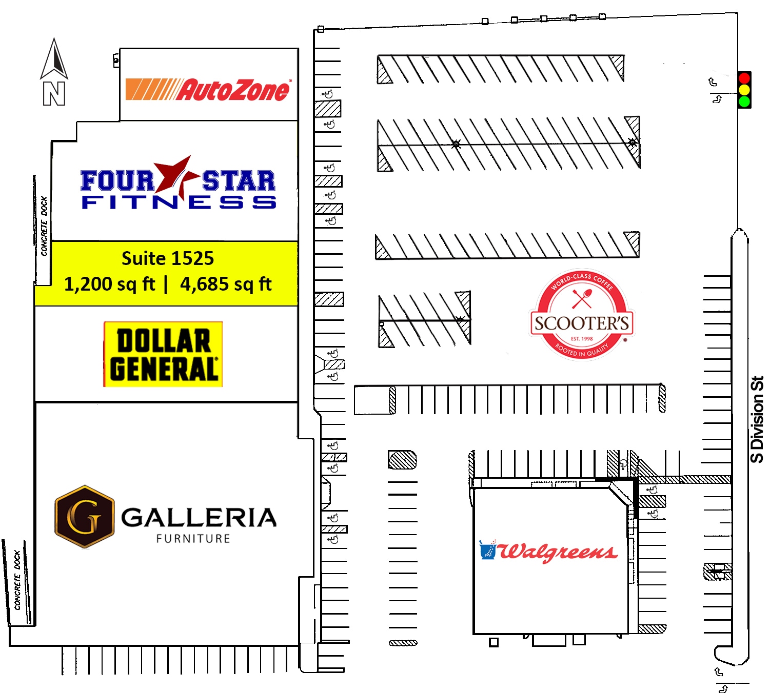 1519-1599 S Division St, Guthrie, OK à vendre Photo du bâtiment- Image 1 de 1