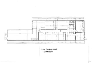 12096-12110 Conway Rd, Beltsville, MD à louer Plan d’étage- Image 1 de 1
