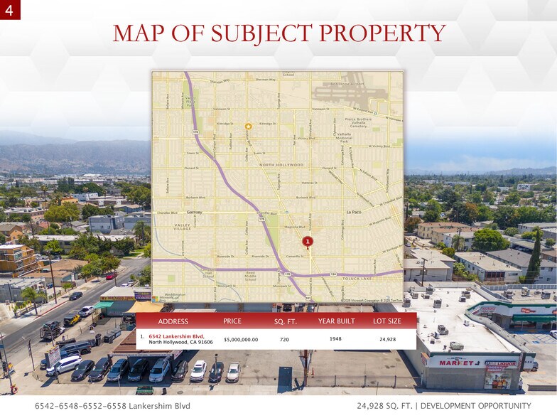 6542 - 6558 Lankershim Blvd, North Hollywood, CA à vendre - Photo du bâtiment - Image 3 de 4