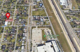 10107 Goldcrest St, Houston, TX - Aérien  Vue de la carte