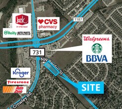 1267 NW Renfro St, Burleson, TX - AÉRIEN  Vue de la carte - Image1