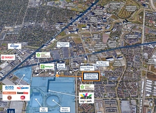 8181 N Stadium Dr, Houston, TX - AÉRIEN  Vue de la carte - Image1