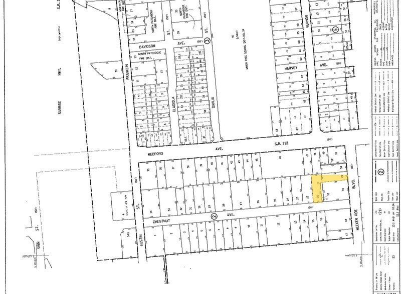 227 Medford Ave, Patchogue, NY à louer - Plan cadastral - Image 2 de 5