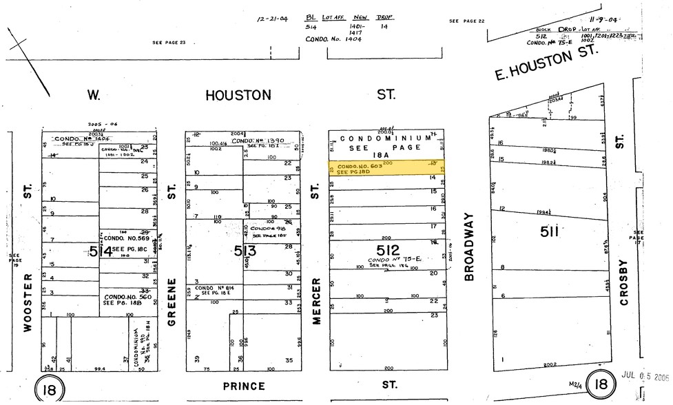 597 Broadway, New York, NY à vendre - Plan cadastral - Image 2 de 15