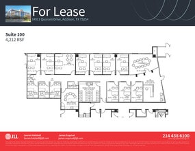 14911 Quorum Dr, Addison, TX à louer Plan d’étage- Image 1 de 1