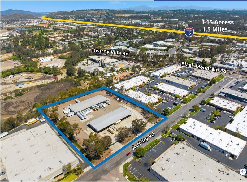 9320 Activity Rd, San Diego, CA for lease - Aerial - Image 3 of 7