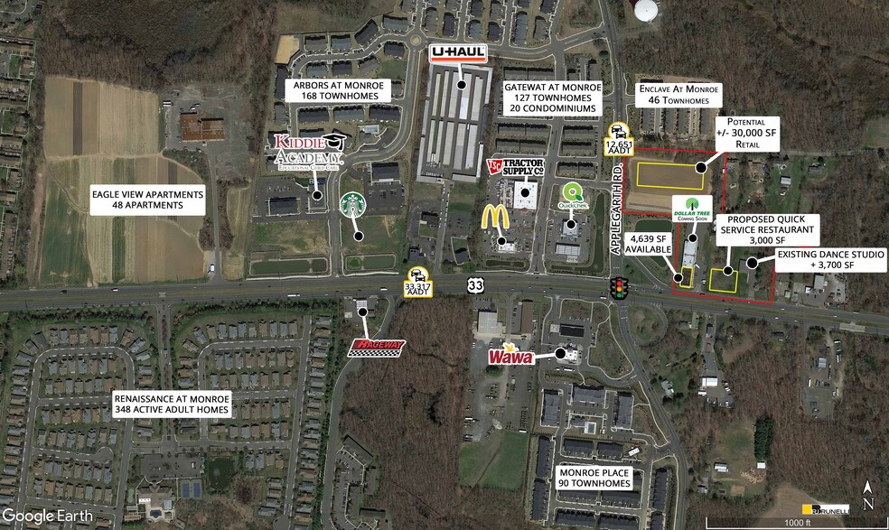 957 Route 33 W, Monroe Township, NJ for lease - Building Photo - Image 3 of 5
