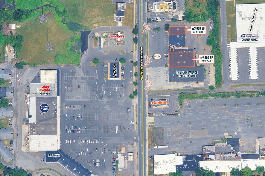 2818 Mt Ephraim ave, Camden, NJ for lease - Aerial - Image 2 of 5