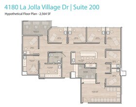 4180 La Jolla Village Dr, La Jolla, CA for lease Floor Plan- Image 2 of 3