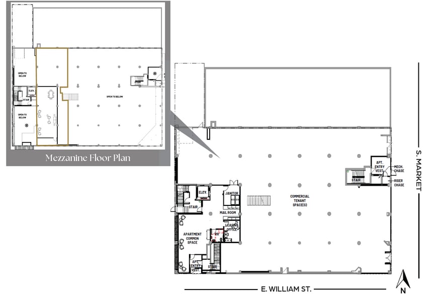 123 S Market St, Wichita, KS à louer - Plan d’étage - Image 2 de 2