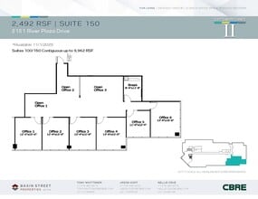 2150 River Plaza Dr, Sacramento, CA à louer Plan d’étage- Image 1 de 2