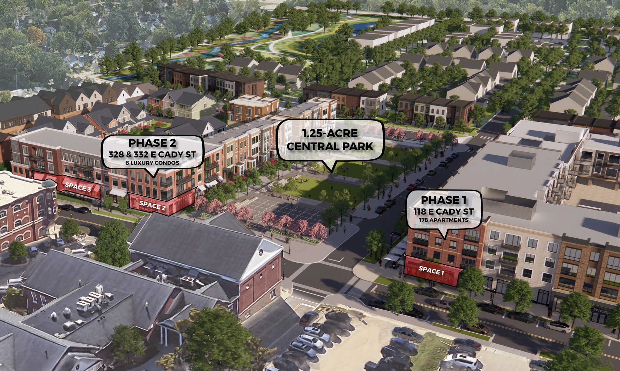 118 E Cady St, Northville, MI à louer Photo du bâtiment- Image 1 de 5