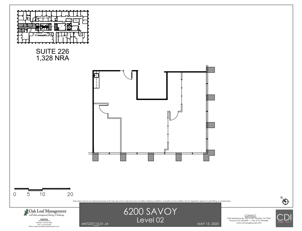 6200 Savoy Dr, Houston, TX for sale Floor Plan- Image 1 of 1