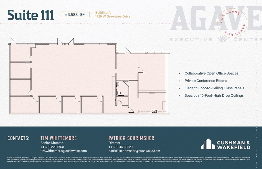 1729 W Greentree Dr, Tempe, AZ for lease - Floor Plan - Image 3 of 16