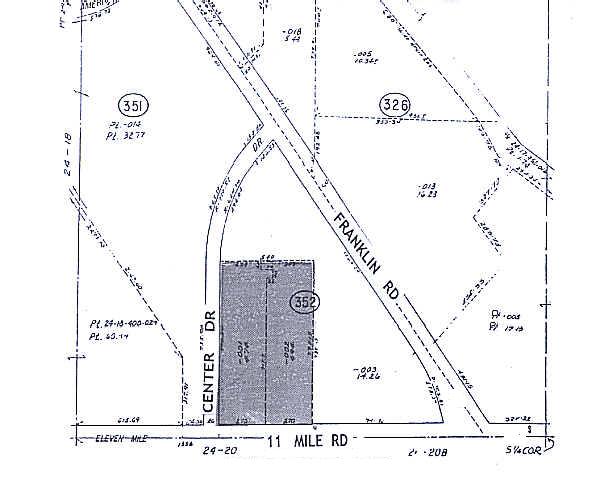 25510 W 11 Mile Rd, Southfield, MI à vendre - Plan cadastral - Image 2 de 28