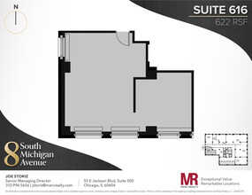 8 S Michigan Ave, Chicago, IL à louer Plan d  tage- Image 1 de 1