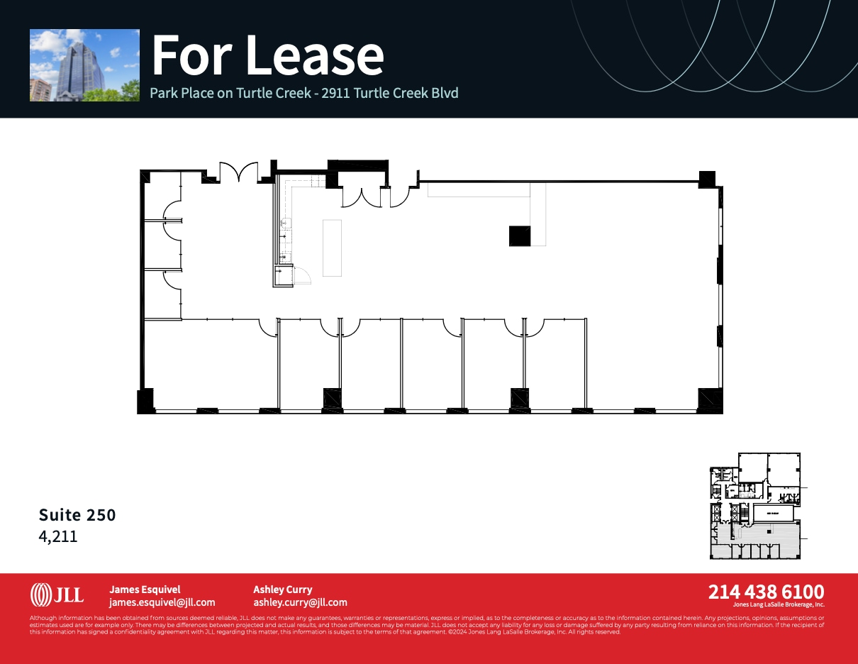 2911 Turtle Creek Blvd, Dallas, TX for lease Floor Plan- Image 1 of 1