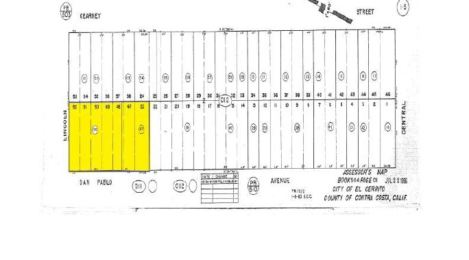 10192 San Pablo Ave, El Cerrito, CA à louer - Plan cadastral - Image 3 de 3
