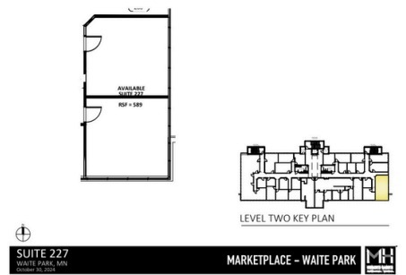 110 2nd St S, Waite Park, MN for lease Floor Plan- Image 1 of 2