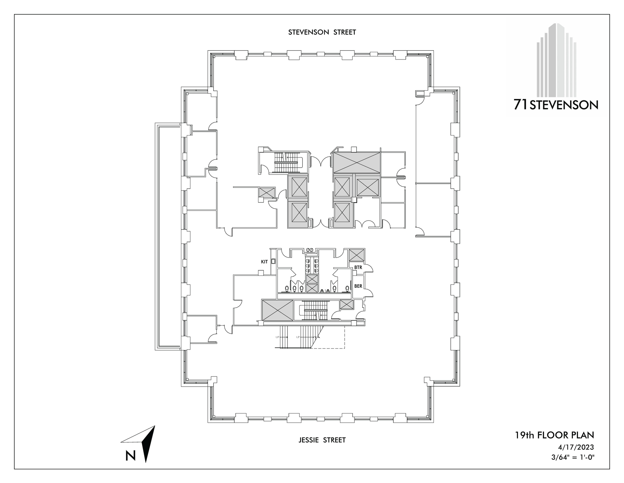 71 Stevenson St, San Francisco, CA for lease Floor Plan- Image 1 of 1