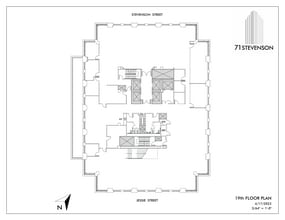 71 Stevenson St, San Francisco, CA for lease Floor Plan- Image 1 of 1