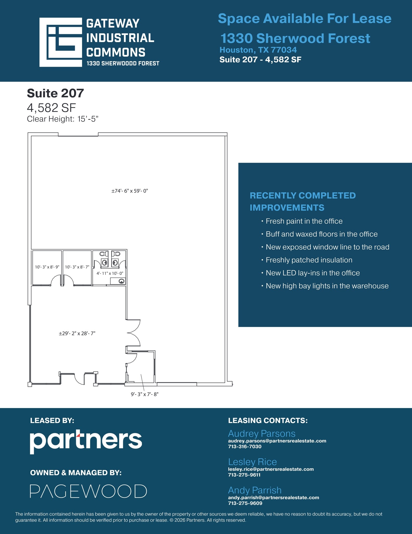 1330 Sherwood Forest St, Houston, TX à louer Plan de site- Image 1 de 1