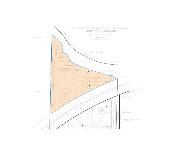 860 W 24th St, Ogden, UT for lease - Plat Map - Image 1 of 1