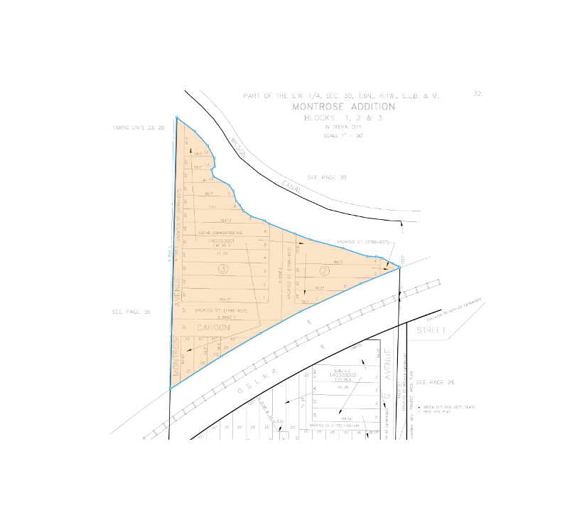 860 W 24th St, Ogden, UT à louer Plan cadastral- Image 1 de 2