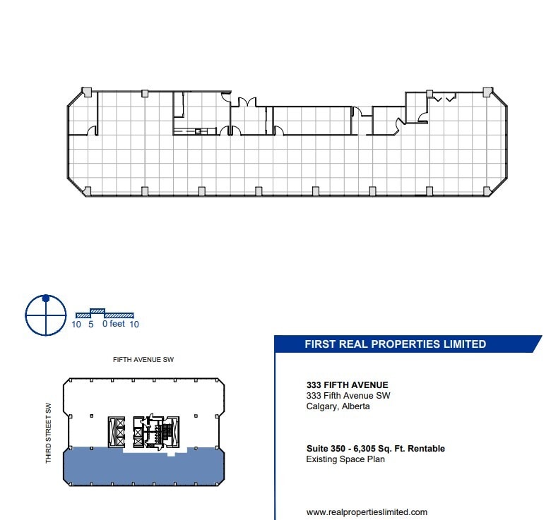 333 5th Ave SW, Calgary, AB for lease Floor Plan- Image 1 of 1