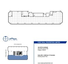 333 5th Ave SW, Calgary, AB for lease Floor Plan- Image 1 of 1