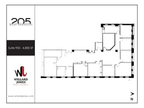 205 W Randolph St, Chicago, IL à louer Plan d’étage- Image 1 de 7