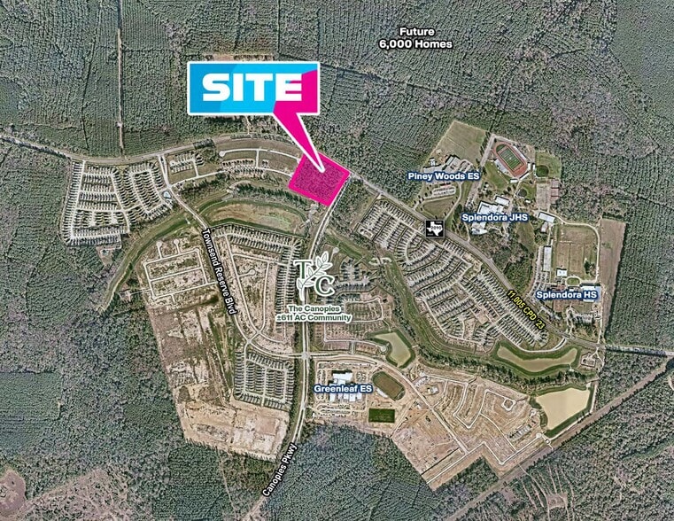 SWC FM 2090 & Canopies Pkwy, Splendora, TX à louer - Photo du bâtiment - Image 3 de 4