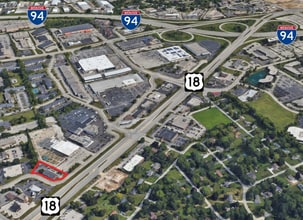 2212 E Moreland Blvd, Waukesha, WI - AERIAL  map view