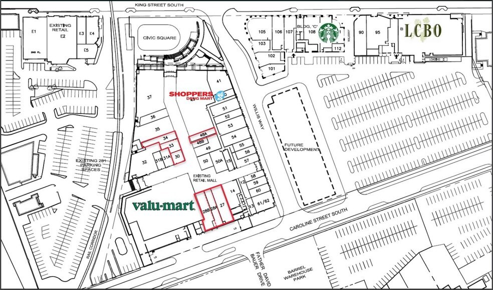 75 King St S, Waterloo, ON à vendre - Plan de site - Image 1 de 1