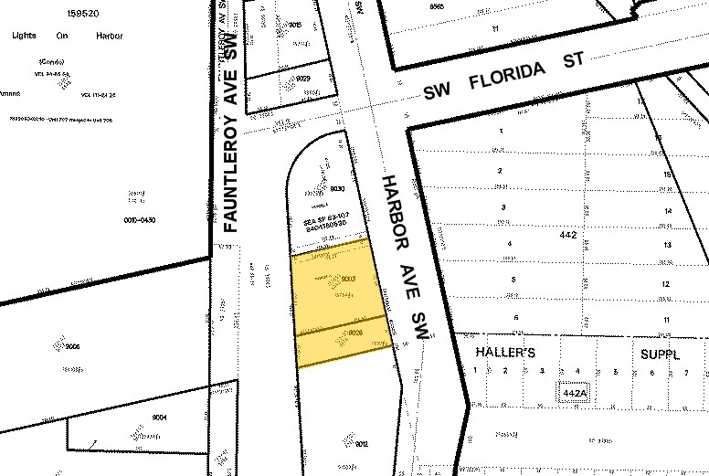 2625 SW Harbor Ave, Seattle, WA for lease - Plat Map - Image 2 of 5