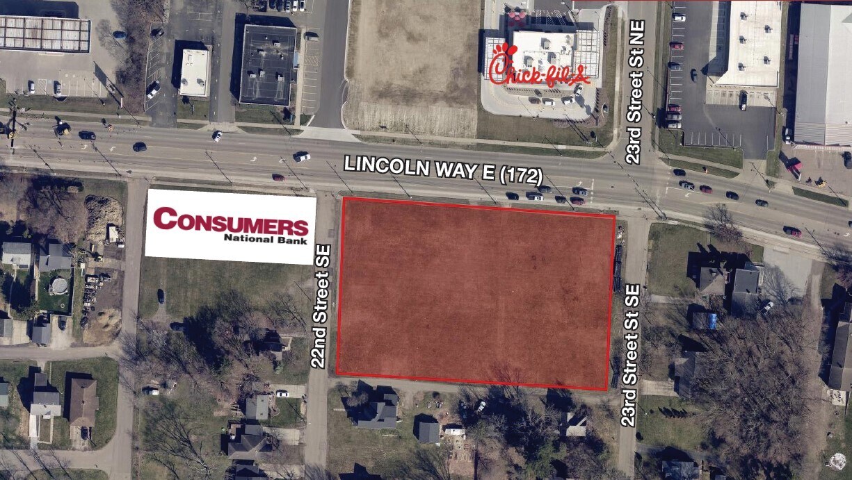 2207-2225 Lincoln Way E, Massillon, OH à vendre Photo du bâtiment- Image 1 de 3