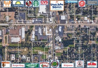 3810 N State Line Ave, Texarkana, AR - Aerial  map view