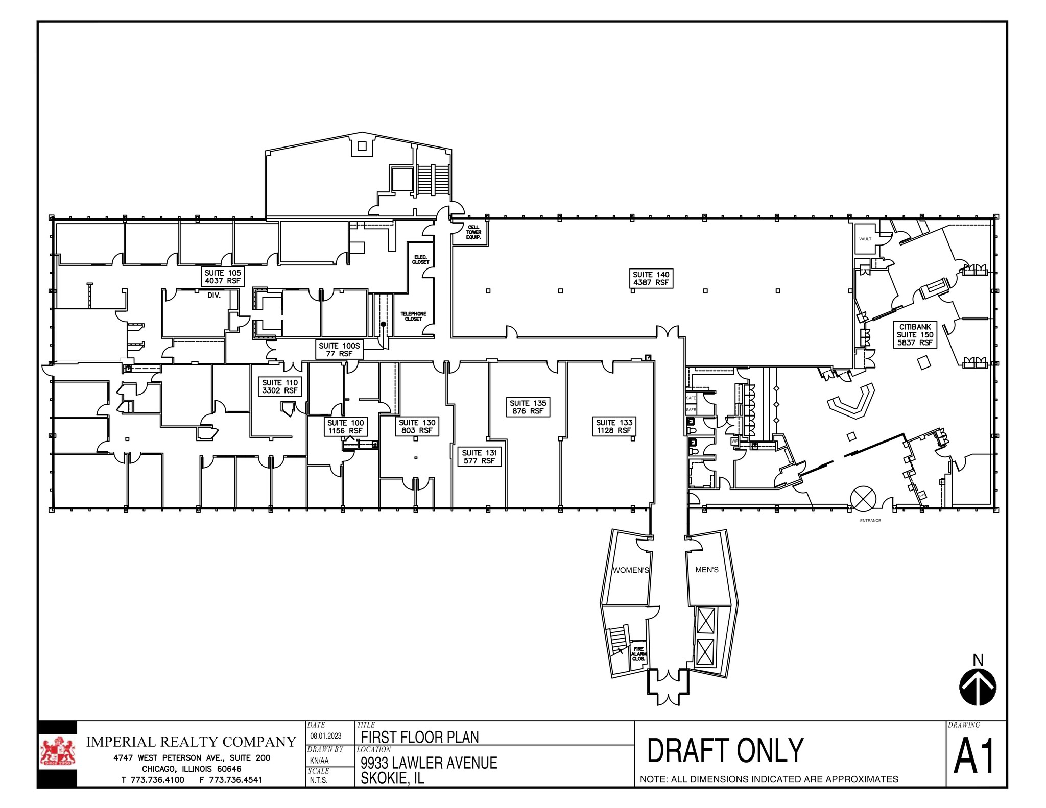 9933 Lawler Ave, Skokie, IL à louer Plan de site- Image 1 de 2