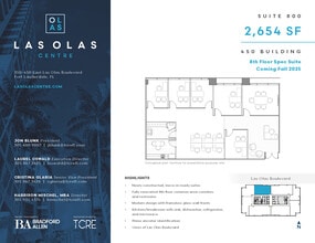 450 E Las Olas Blvd, Fort Lauderdale, FL for lease Floor Plan- Image 1 of 1
