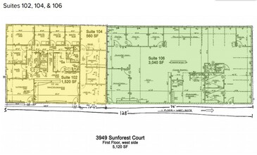 3949 Sunforest Ct, Toledo, OH for lease Floor Plan- Image 2 of 2