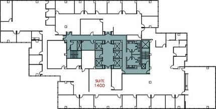 3131 Camino del Rio N, San Diego, CA à louer Plan d’étage- Image 1 de 1