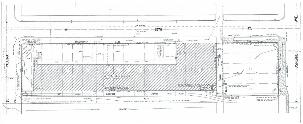 1615 W 15th St, Chicago, IL à vendre - Plan de site - Image 2 de 2