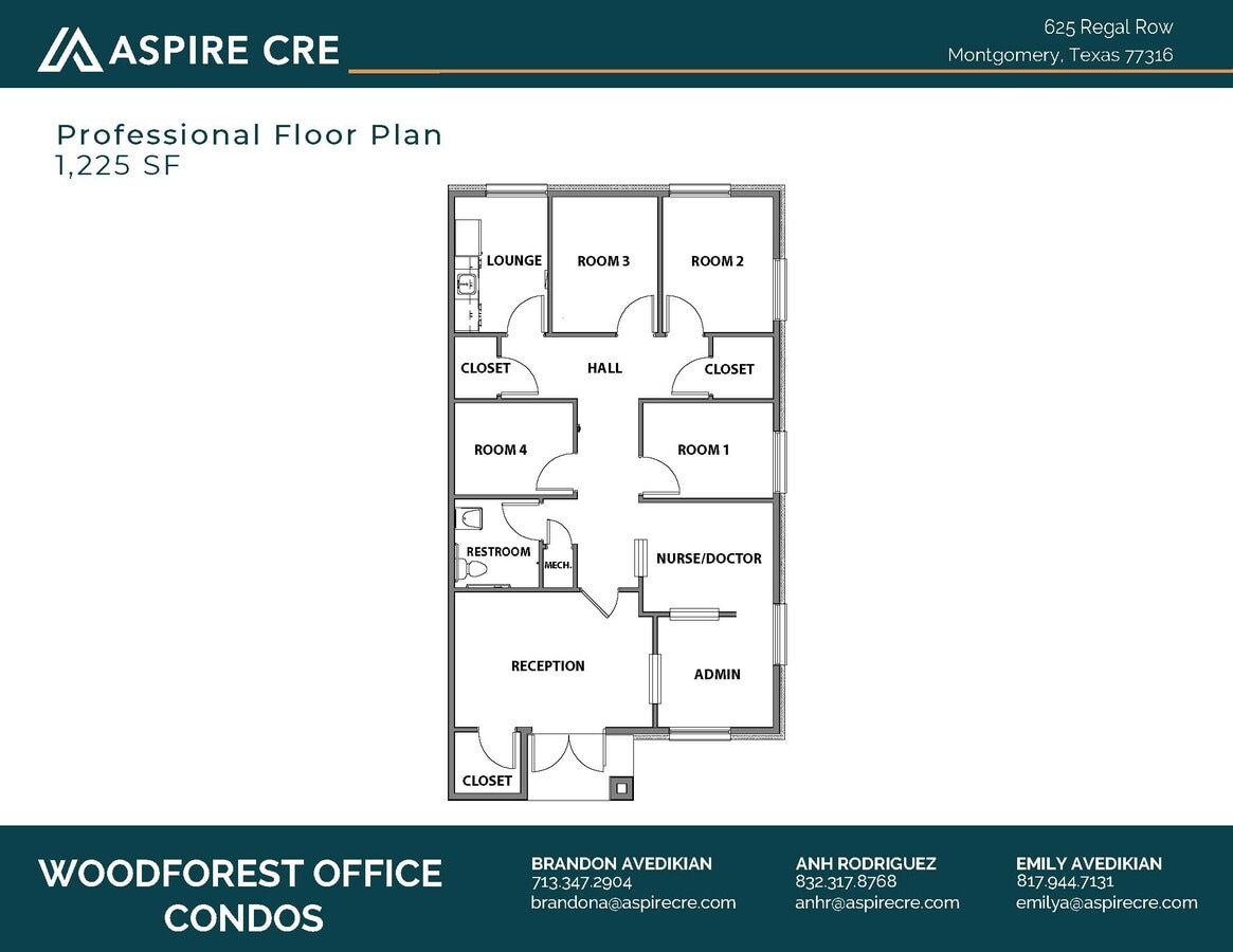 625 Regal Row, Montgomery, TX 77316 - Unité 603 -  - Plan d’étage - Image 1 of 5