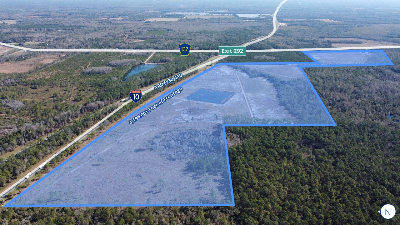 I-10 & CR 137 Interchange - 202 Acres, Wellborn, FL à vendre Photo du bâtiment- Image 1 de 4
