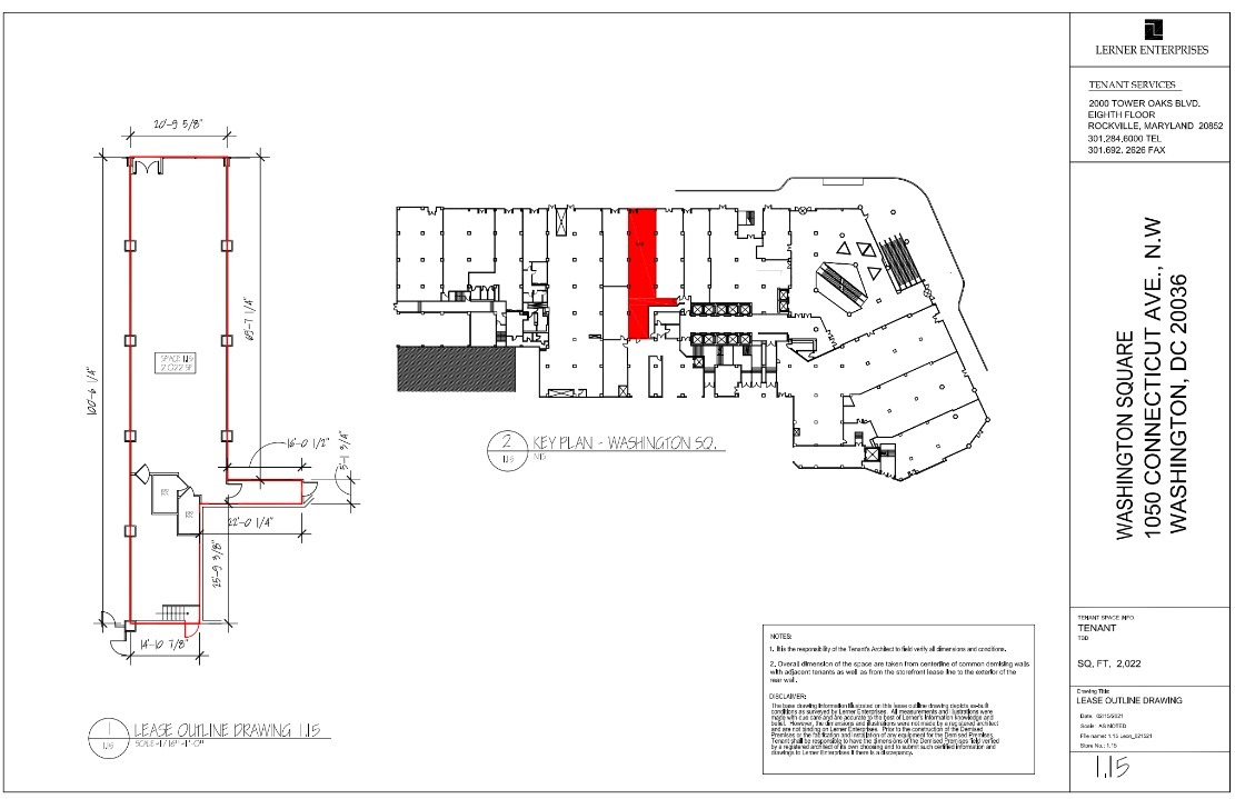 1050 Connecticut Ave NW, Washington, DC for lease Floor Plan- Image 1 of 1