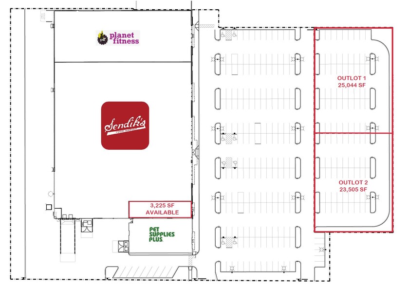 1450 Summit Ave, Oconomowoc, WI à louer - Plan de site - Image 2 de 2