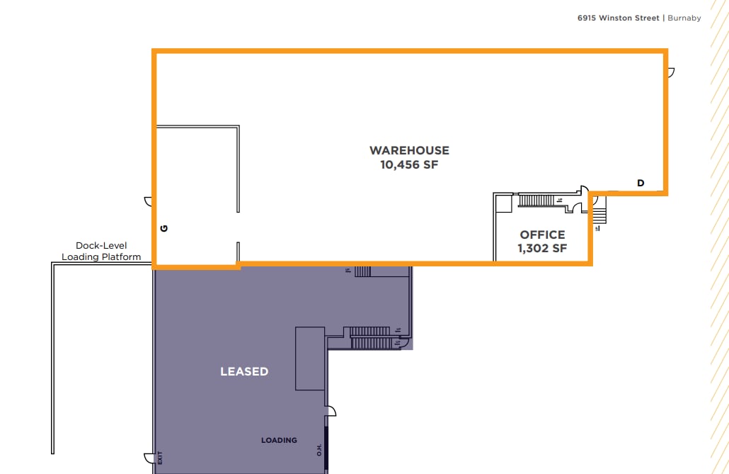 6915 Winston St, Burnaby, BC for lease Floor Plan- Image 1 of 1