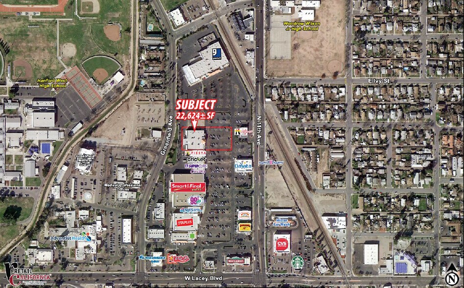 580 N 11th Ave, Hanford, CA à vendre - Aérien - Image 2 de 56